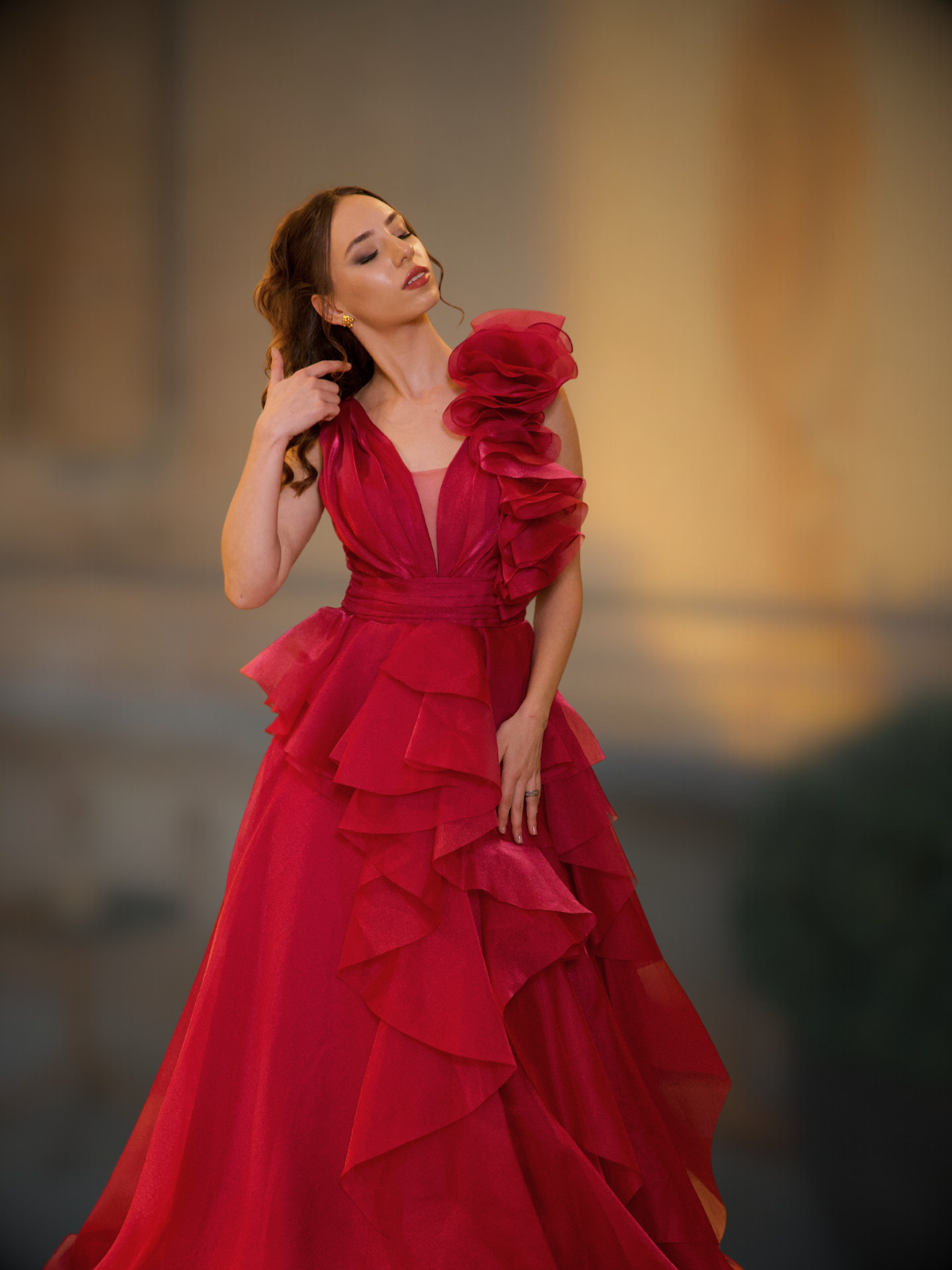 ВЕЧЕРНА РОКЛЯ FIORE FUSIA